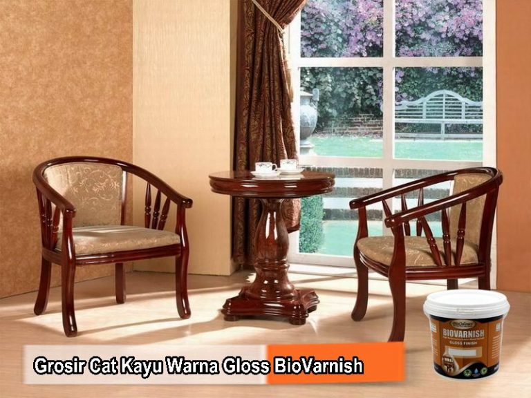 Grosir cat kayu warna gloss BioVarnish Terpercaya Untuk Finishing Living Room