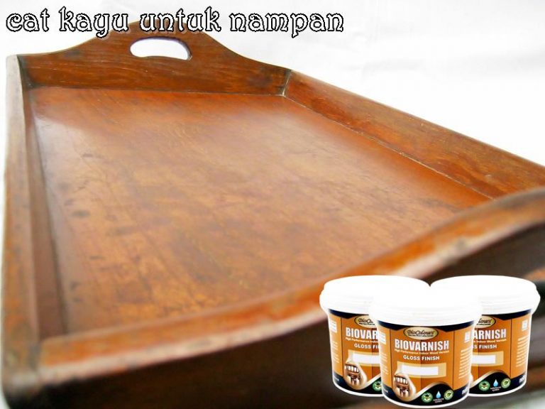 Jual Cat Kayu Warna Gloss Biovarnish Untuk Nampan Kayu